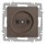 Розетка Intro Accent 6-201-08 2P, 16А-250В, IP20, СУ, бронза