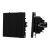 ARL NOBE Выключатель 3 кл софт-тач черный оникс SWT-MK03-SFPL-BK (250V, 10A) (Arlight, -) ARL NOBE Выключатель 3 кл софт-тач черный оникс SWT-MK03-SFPL-BK (250V, 10A) (Arlight, -)