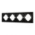 Рамка пластиковая FRM-TENDO-PL-4-BK (Arlight, Черный) Рамка пластиковая FRM-TENDO-PL-4-BK (Arlight, Черный)