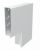Угол плоский с крышкой кабельного канала LKM 60x200 мм, сталь белый