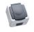 Розетка 1гн с З/К с крыш. о/у серый 16А IP44 Nemliyer plus Makel (1/12/120)