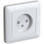 Розетка 1гн без З/К шторки с/у белый в сборе Systeme Electric Розетка 1гн без З/К шторки с/у белый в сборе Systeme Electric