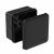 MultiBox Коробка распределительная с мембранными вводами IP66 85х85х42 Черная (со стикером)