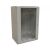 WRline Шкаф настенный 19-дюймовый (19"), 22U, 1086x600х450мм, стеклянная дверь, цвет серый (RAL 7035) (разобранный)