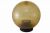 Светильник НТУ 02-100-354 шар золотой с огранкой d=350 мм TDM