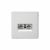 ARTGALLERY РОЗЕТКА двойная компьютерная RJ45+RJ45, кат. 5е, механизм, СТАЛЬ