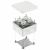 Коробка огнестойкая для о/п двухкомпонентная 60-0300-FR6.0-8 Е15-Е120 RAL9003 100х100х50 (14 шт/уп) Промрукав
