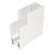 Угловой коннектор внутренний S35 накладной белый