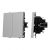 ARL NOBE Выключатель 2 кл софт-тач никель SWT-MK02-SFPL-IS (250V, 10A) (Arlight, -)