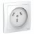 Розетка к электроплите с/у 32А 250В шторки с/у белый Blanca Systeme Electric