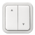Выключатель, для жалюзи белый, ОП, винтовые клеммы белый, Бронто EKF
