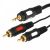 Шнур 3,5 Stereo Plug - 2RCA Plug  1.5М  (GOLD)  REXANT (10/10/150)