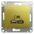 Розетка 2гн USB+USB A+C с/у фисташковый механизм 5В/2.4А 2х5В/1.2А Glossa Schneider Electric