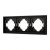 Рамка пластиковая FRM-TENDO-PL-3-BK (Arlight, Черный) Рамка пластиковая FRM-TENDO-PL-3-BK (Arlight, Черный)