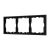 Рамка пластиковая FRM-NOBE-SFPL-3-BK (Arlight, Черный оникс) Рамка пластиковая FRM-NOBE-SFPL-3-BK (Arlight, Черный оникс)