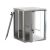 Hyperline TWB-0445-GP-RAL7035 Шкаф настенный 19-дюймовый (19"), 4U, 278x600х450мм, стеклянная дверь с перфорацией по бокам, ручка с замком, цвет серый