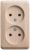 Розетка 2гн без З/К о/у сосна 16А IP20 Этюд Schneider Electric  (1/16)
