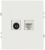 Розетка ЭРА Arktik 16-3110-08 комбинированная RJ45+TV белый матовый