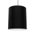Светодиодный светильник VARTON DL-Roll подвесной 15 Вт 4000 К 140х190 мм RAL9005 черный муар с рассеивателем опал