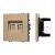 Механизм сдвоенной компьютерной розетки SCT-NOBE-MPC2-SFPL-GD (RJ-45, CAT6) (Arlight, Золотой песок) Механизм сдвоенной компьютерной розетки SCT-NOBE-MPC2-SFPL-GD (RJ-45, CAT6) (Arlight, Золотой песок)