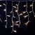 Гирлянда Айсикл (бахрома) 4,0х0,6 м, белый провод "КАУЧУК", 230 В, диоды белые IP67 Neon-Night (1/1/20)