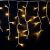 Гирлянда Айсикл (бахрома) 4,0х0,6 м, белый провод "КАУЧУК", 230 В, диоды тепло-белые Neon-Night (1/1/1)