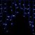 Гирлянда Айсикл (бахрома) светодиодный, 5,6 х 0,9 м, белый провод "КАУЧУК", 230 В, диоды синие, NEON-NIGHT