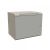 WRline Шкаф настенный 19-дюймовый (19"), 12U, 650x600х600мм, цельнометаллическая дверь с замком, цвет серый (RAL 7035) (разобранный)