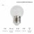 Лампа светодиодная, диаметр 45мм, E27, 7LED, 2Вт, БЕЛЫЙ, матовая колба, 24В NEON-NIGHT