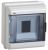 Бокс КМПн-5мод настен пласт бел (дв.прозр) IP55 KREPTA 5 IEK (1/30)