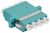 ITK Адаптер оптический проходной LC-Quad OM3 UPC