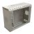 Hyperline TWS-1525-GP-RAL7035 Шкаф настенный 19-дюймовый (19"), 15U, 740х600х250, со стеклянной дверью, несъемные боковые панели, цвет серый (RAL 7035