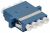 ITK Адаптер оптический проходной LC-Quad OS2 UPC