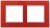 Рамка 2гн стекло красный/белый 14-5102-23 Elegance ЭРА