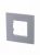 Рамка 1-пост. цвет серебро матовый, пластик горизонт. и вертик., IP20 Zenit ABB