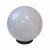 НТУ 02-60-251 ЭРА Светильник садово-парковый, шар белый опал D=250 mm (6/48)