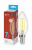 Лампа светодиод 7Вт свеча Е14 6500К 630Лм филамент прозр deco IN HOME (1/10/50)