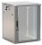 Hyperline TWB-2245-GP-RAL7035 Шкаф настенный 19-дюймовый (19"), 22U, 1086x600х450мм, стеклянная дверь с перфорацией по бокам, ручка с замком, цвет сер