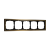 ARTGALLERY PURE 5-постовая РАМКА, МЕТАЛЛ ЛАТУНЬ