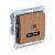 Розетка 1гн USB C с/у дуб механизм высокоскор.заряд. QC PD Glossa Schneider Electric