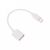USB кабель OTG Type C на USB шнур 0,15м белый (1/10/10)