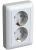 Розетка 2гн с З/К шторки с/у белый в сборе 16А Хит Systeme Electric  (1/68)