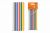 Клеевые стержни универсальные цветные, 7 мм x 100 мм, набор 6 шт, "Алмаз" TDM